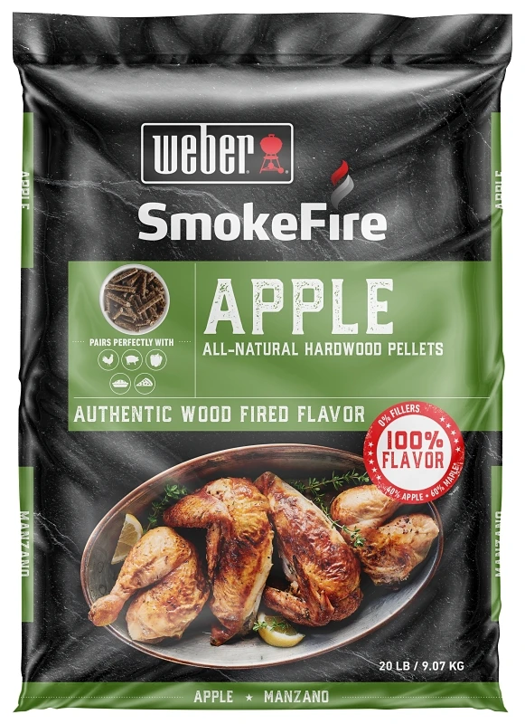 All-Natural Hardwood Pellets, Apple, 20 Lbs.