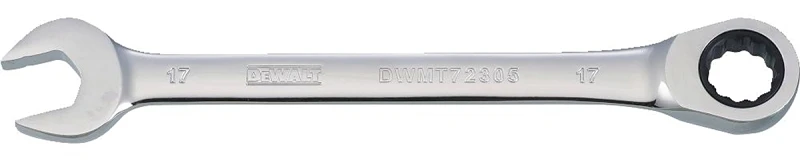 MetricRatcheting Combination Wrench, Long-Panel, 17mm