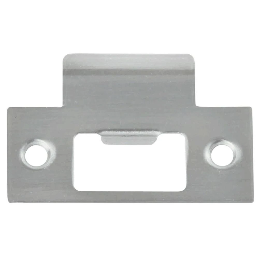 Door T-Strike, Satin Nickel, 1-1/8 x 2-3/4 In.