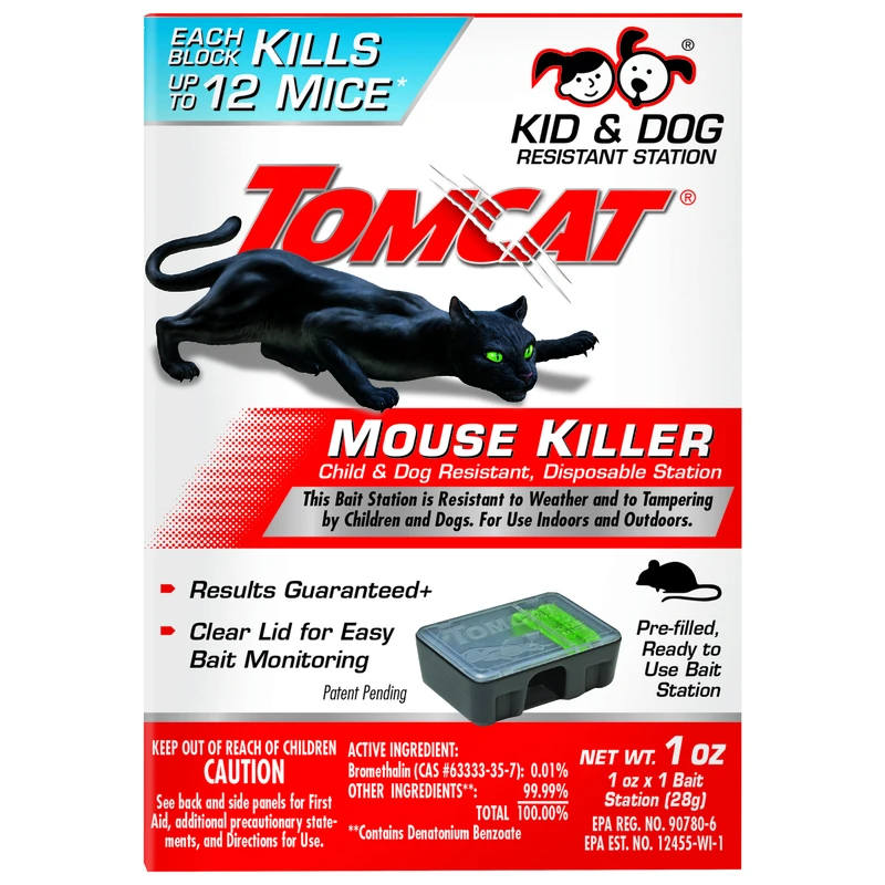 Mouse Bait Station, Sealed, Disposable