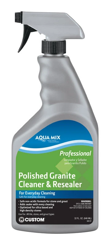 Polished Granite Cleaner & Resealer, Ready-to-Use, 1-Qt.