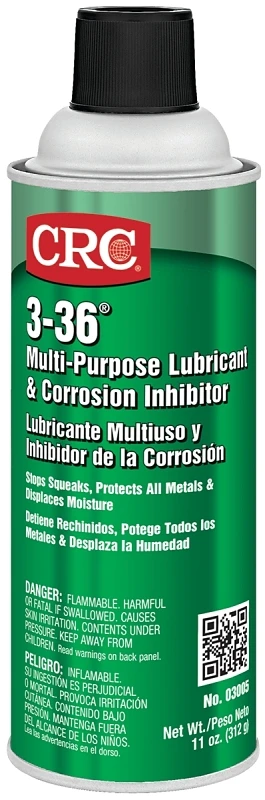 3-36 Industrial Lubricant and Corrosion Inhibitor, 11 oz.