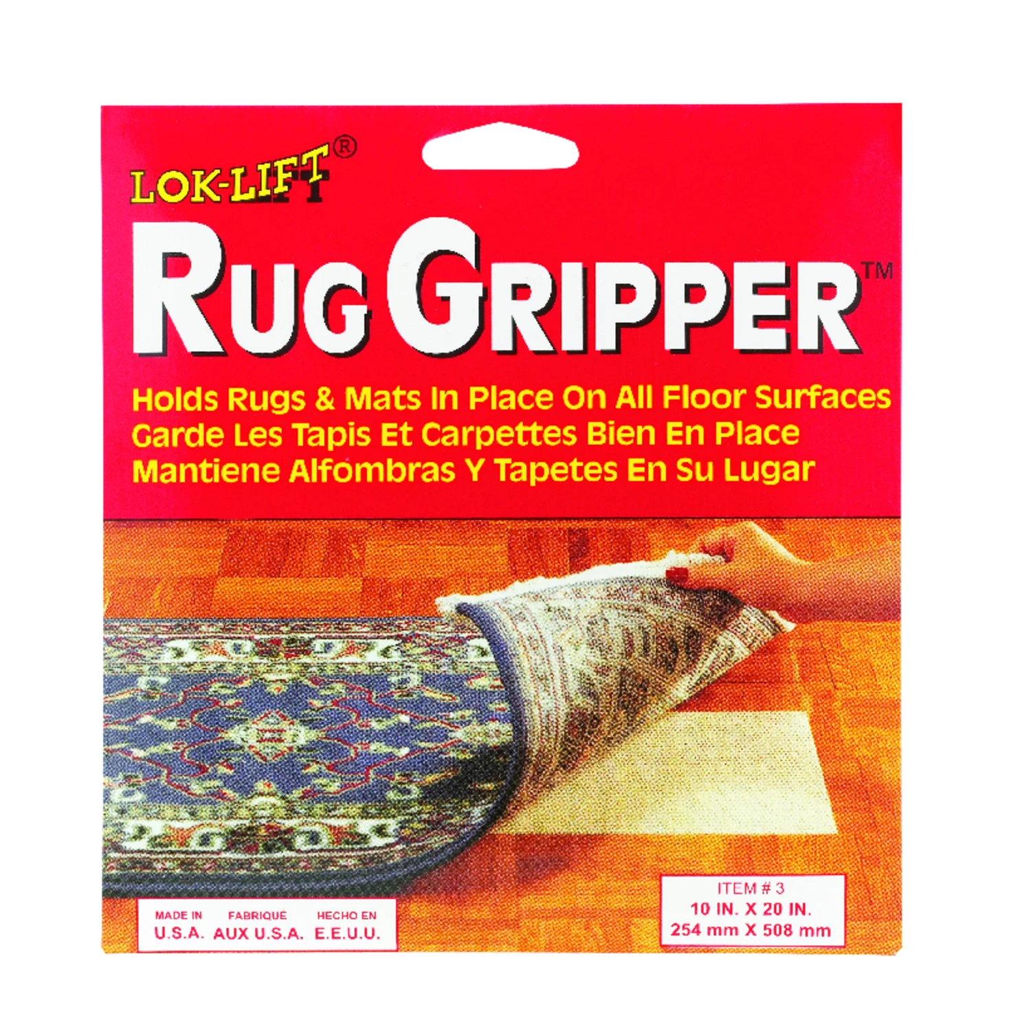 Rug Gripper Tape, 10 x 20 In.