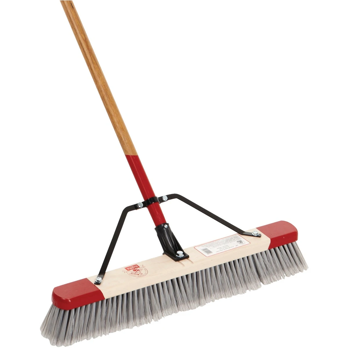 Push Broom, Fine Debris, Smooth to Semi-Smooth Surface, 24 In.