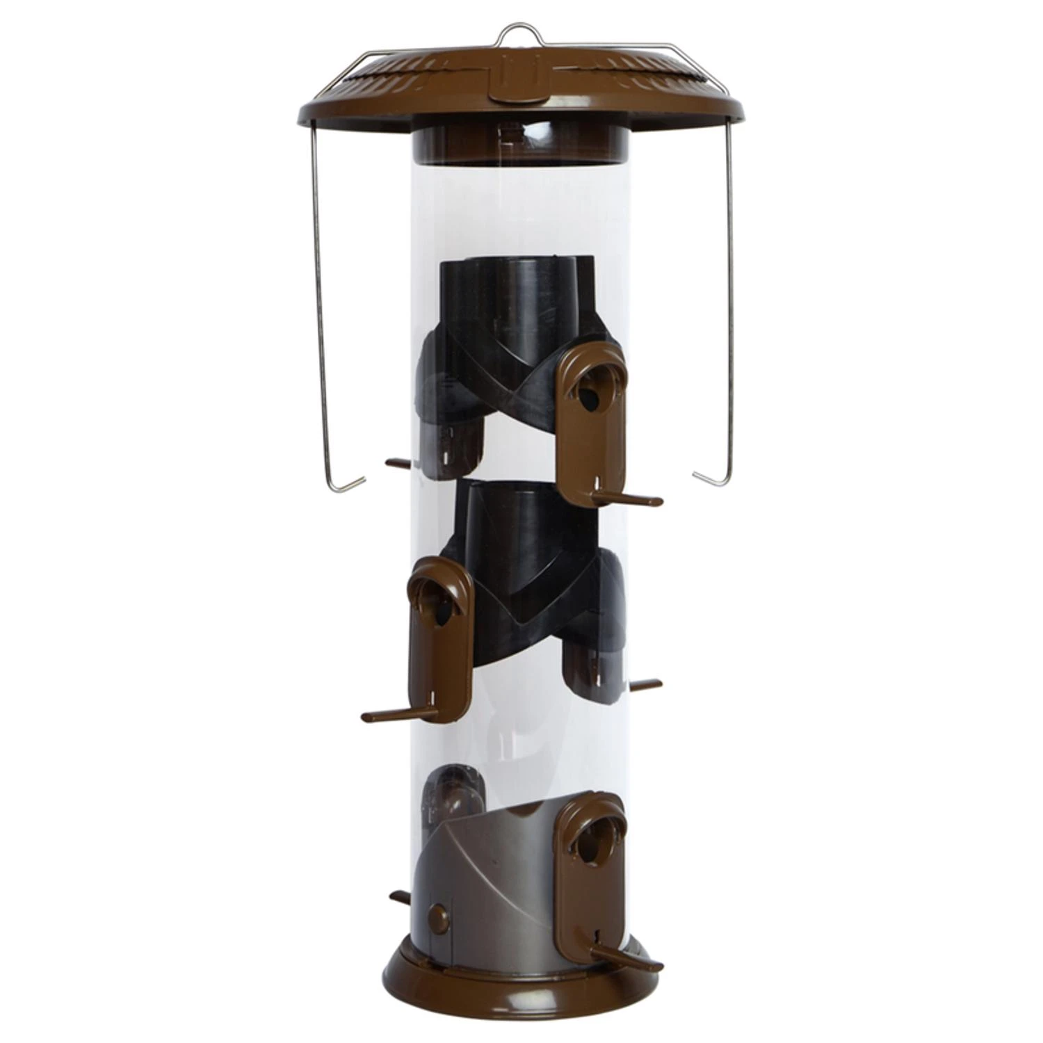 Wide Deluxe Funnel Flip Top Tube Feeder