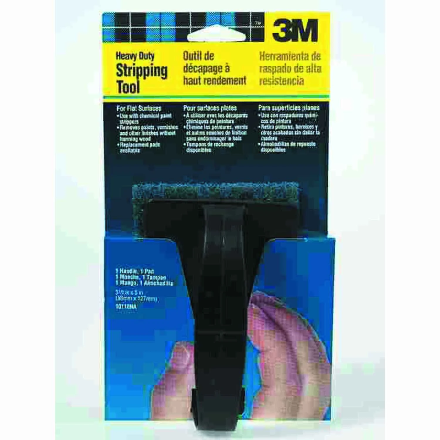 Heavy Duty Stripping Tool With Coarse Pads, Model 10110na, 3.5" X 5"