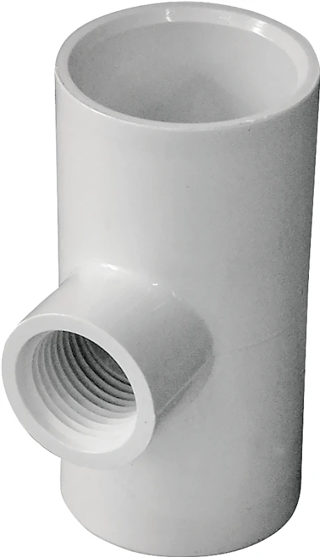 Pvc Tee Fitting 1 Slip X 1 Slip X 1/2 Female Iron Pipe