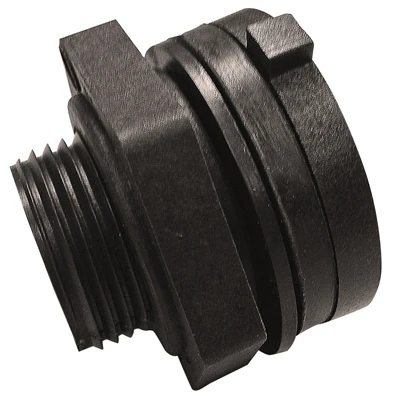 Bulkhead Fitting, Schedule 40, 1/2 In.