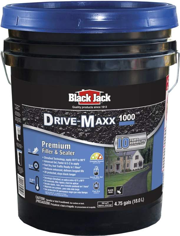 Drive-Maxx 1000 Fast Dry Driveway Filler & Sealer, 4.75-Gallons