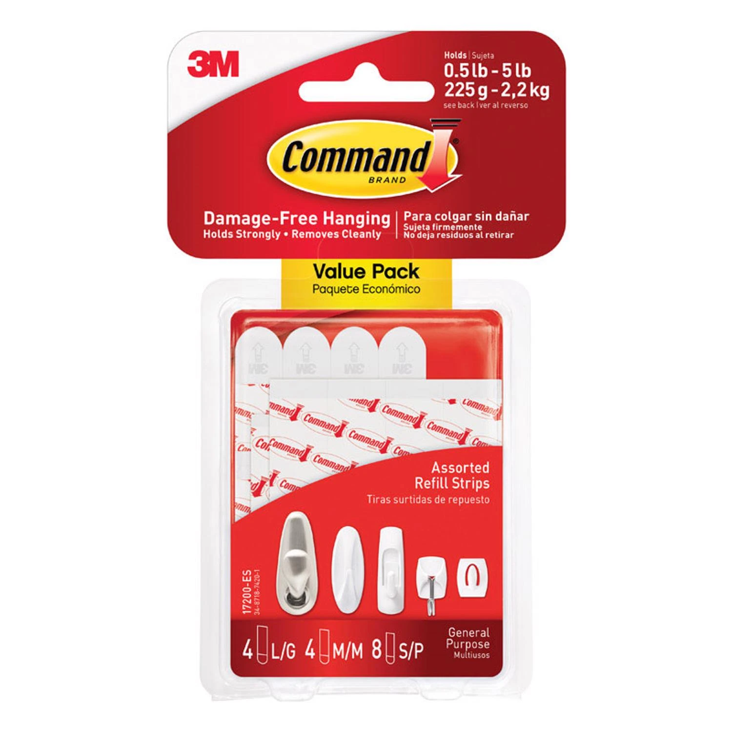 Assorted Replacement Strips, 16 Strips