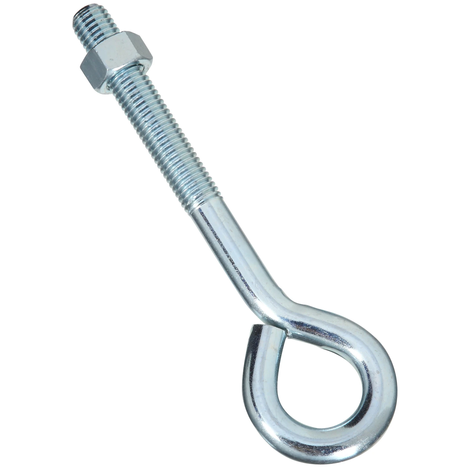 Eye Bolt With Hex Nut, 2160BC, Zinc, 5/8 x 8 In.
