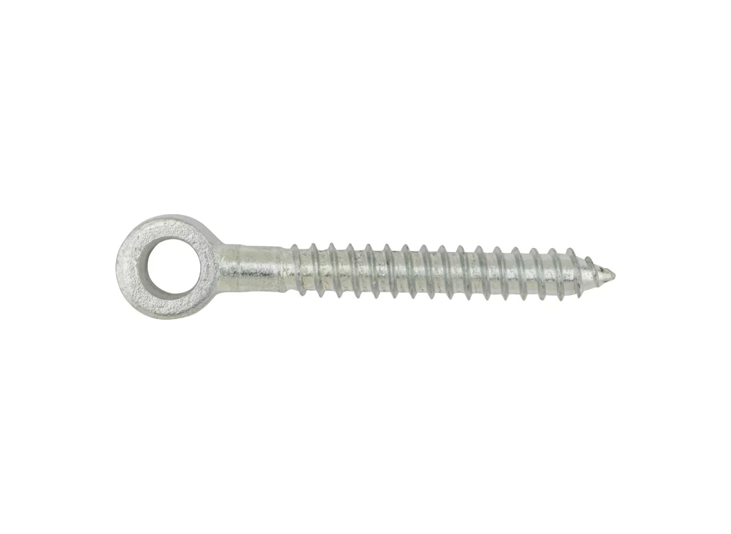 Screw Eye, Zinc, 1/2 x 4 In.