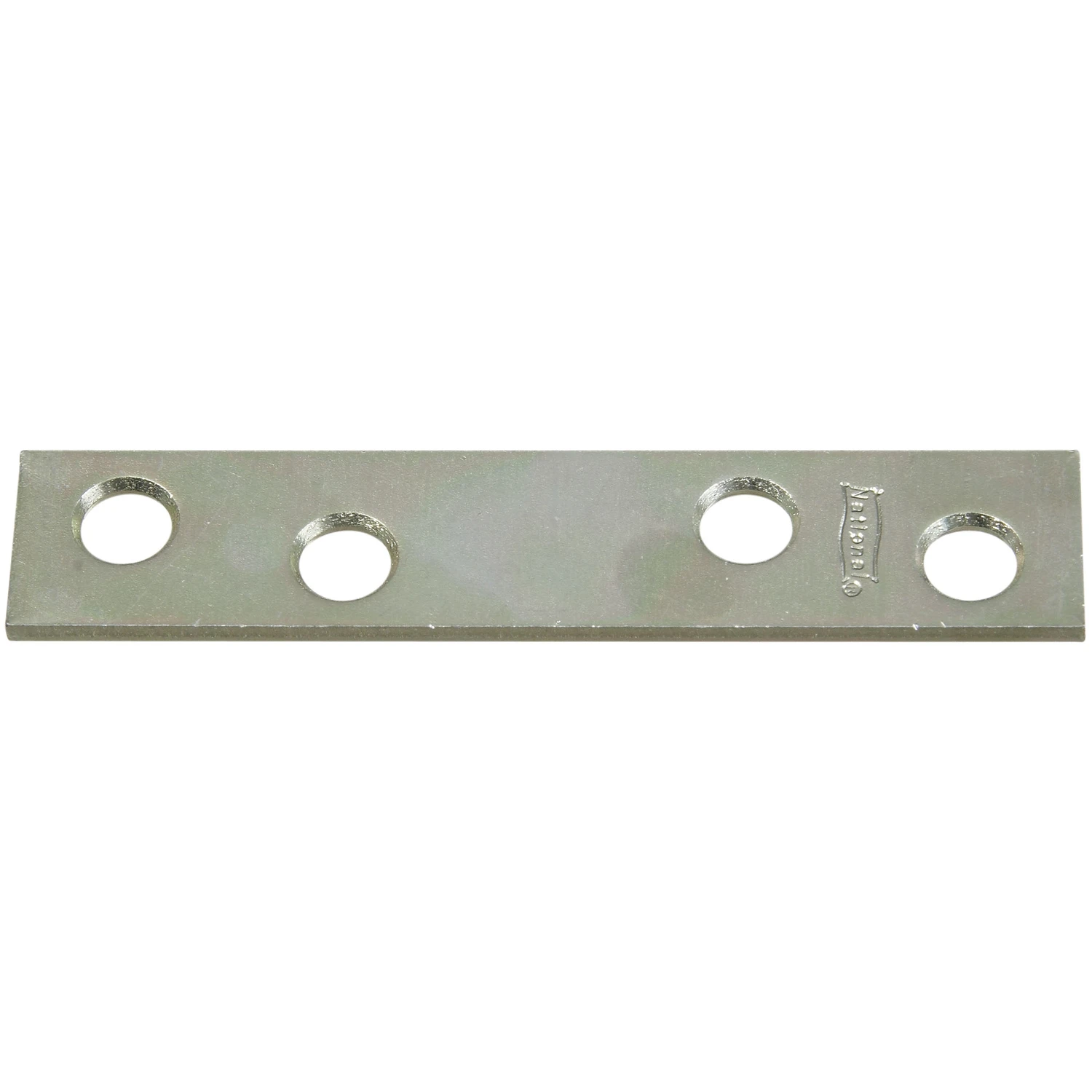 4-Pk., 3 x 5/8 In. Zinc Mending Plate