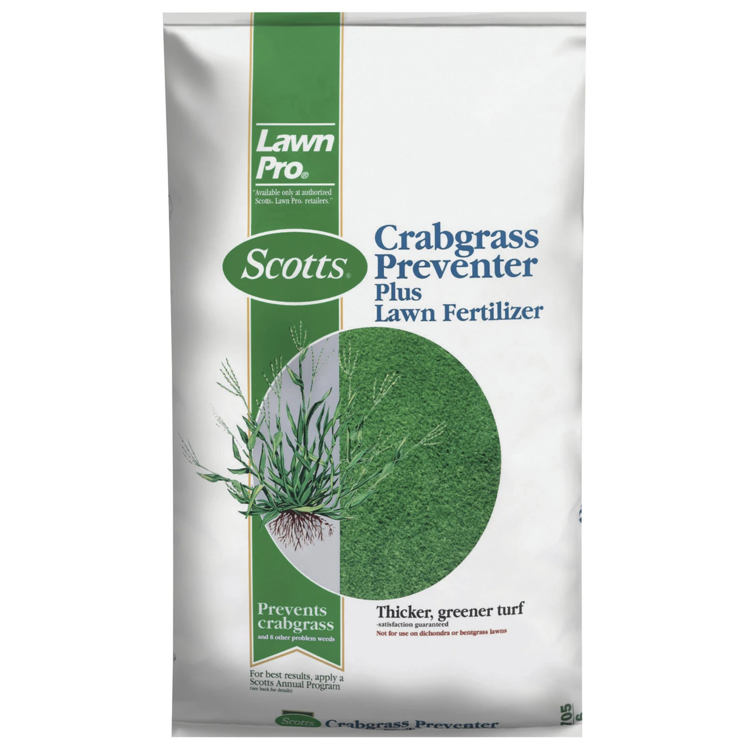 Lawn Pro Crabgrass Preventer Plus Lawn Fertilizer, 14.06 Lbs., Covers 5,000 Sq. Ft.