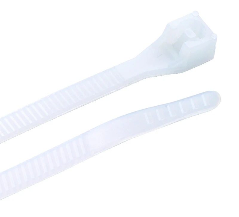 Cable Tie, Nylon, White, 4-In., 40-Pk.