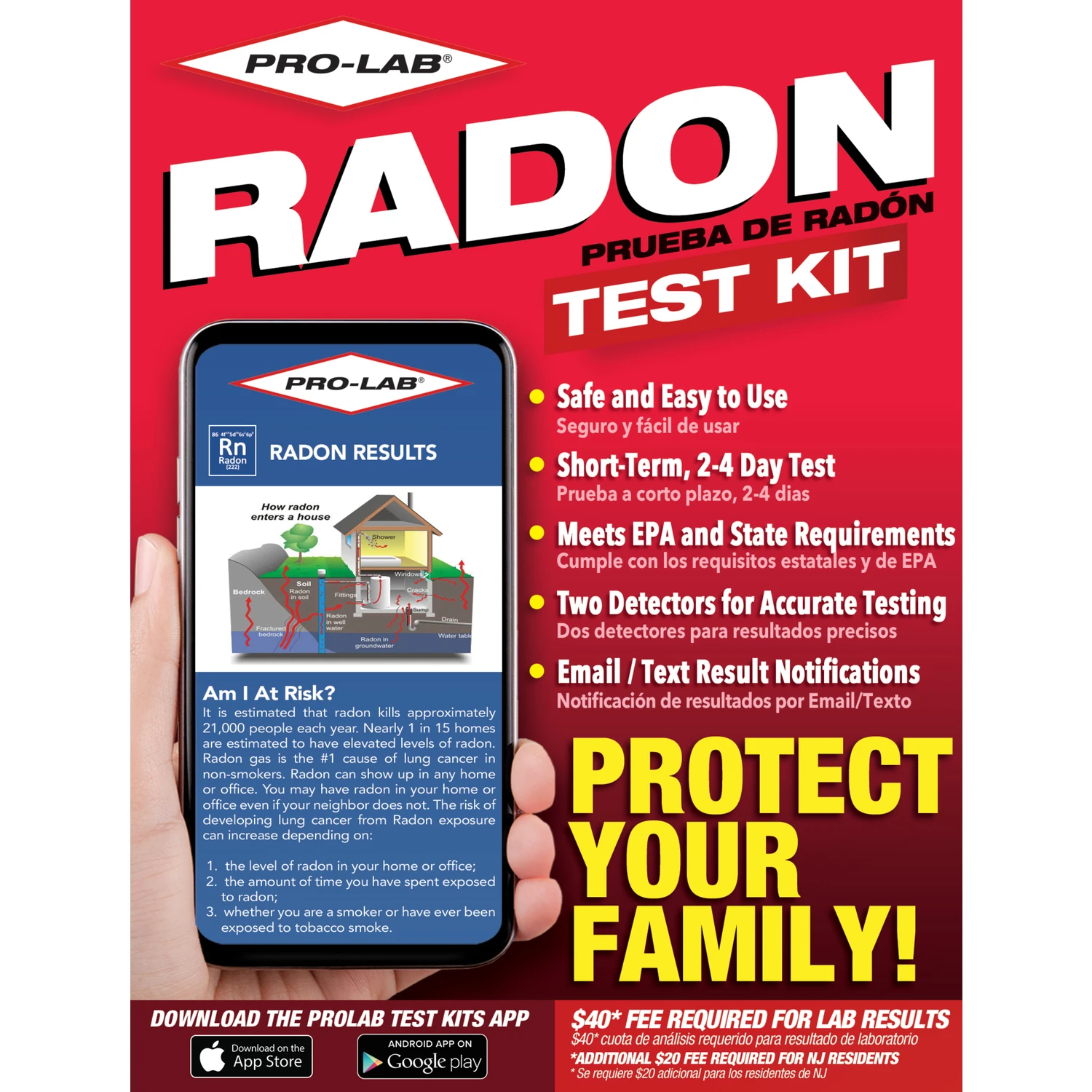 Professional Radon Test Kit