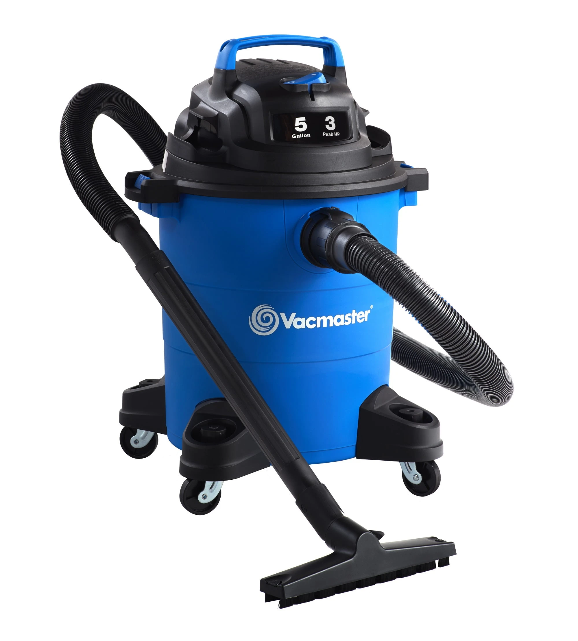 Vacmaster Blue line 5-Gallon* 3 Peak HP Wet/Dry Vacuum VOC507PF