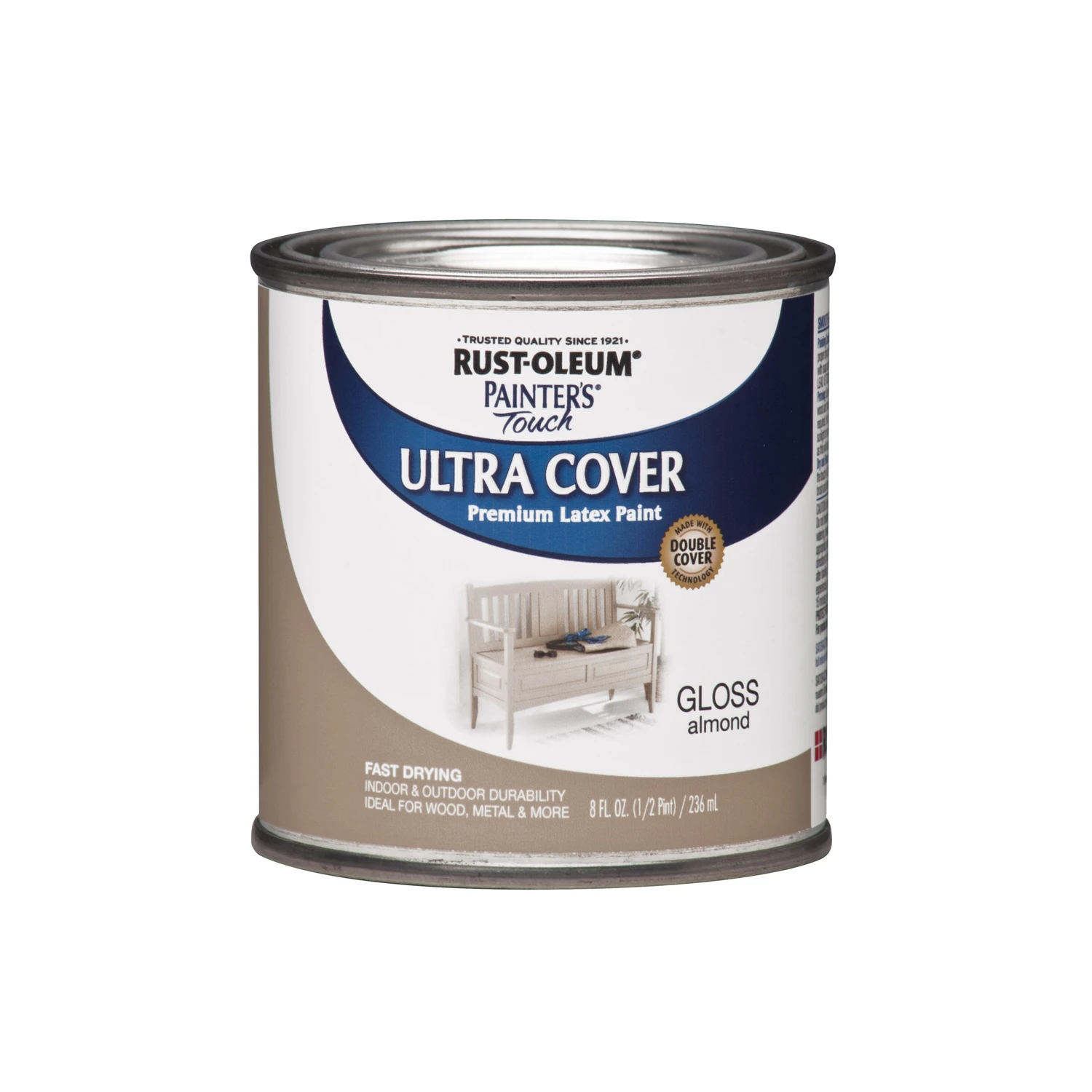 Painter's Touch Ultra Cover Paint, Almond Gloss, 1/2-Pt.
