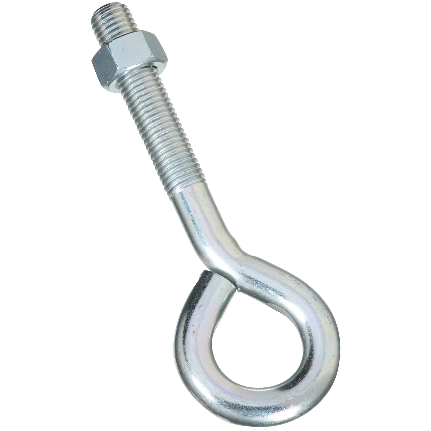 Eye Bolt With Hex Nut, Zinc, 3/4 x 8 In.