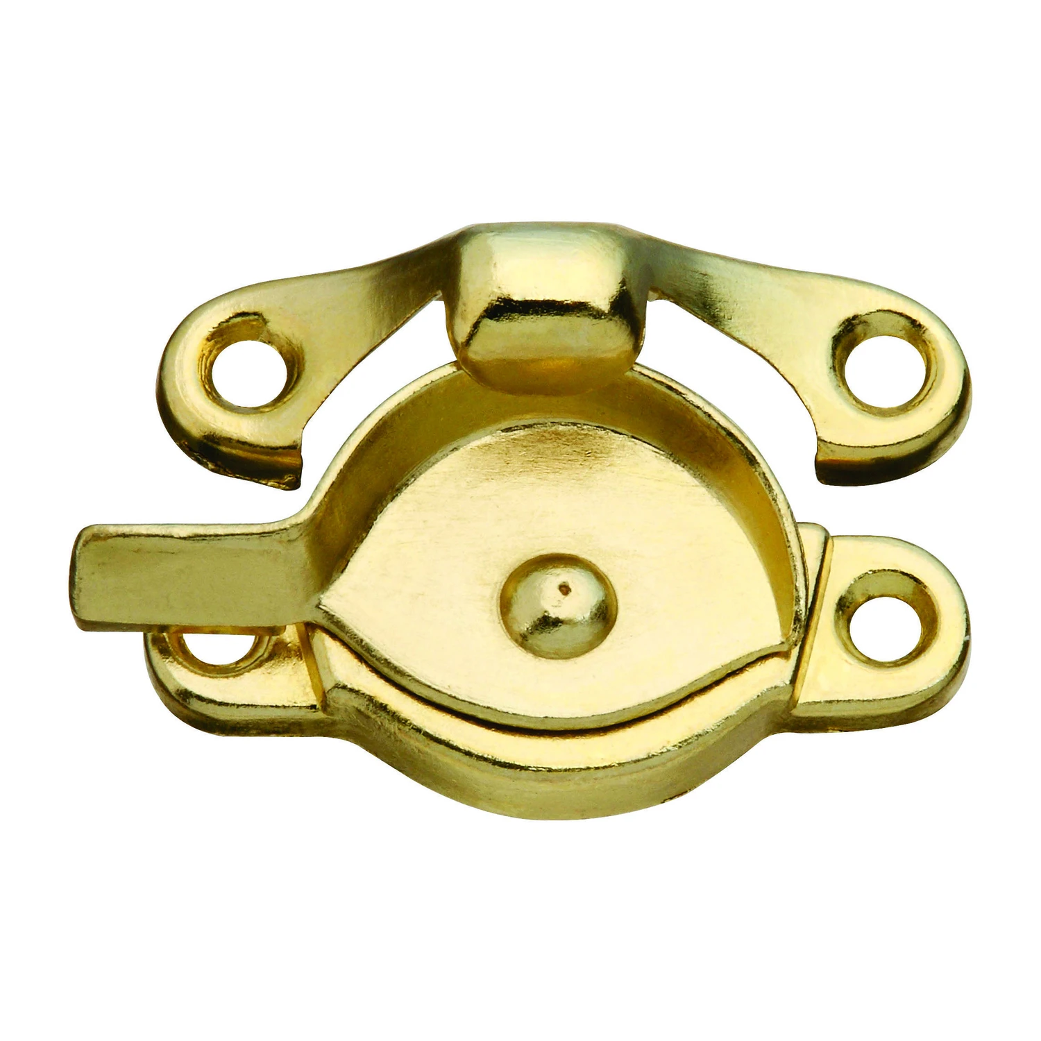 Window Sash Lock, Bright Brass Finish