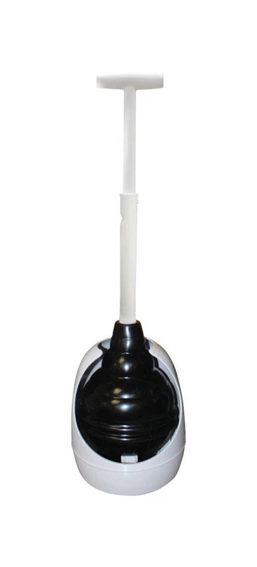 Beehive Max Hideaway Toilet Plunger with Holder