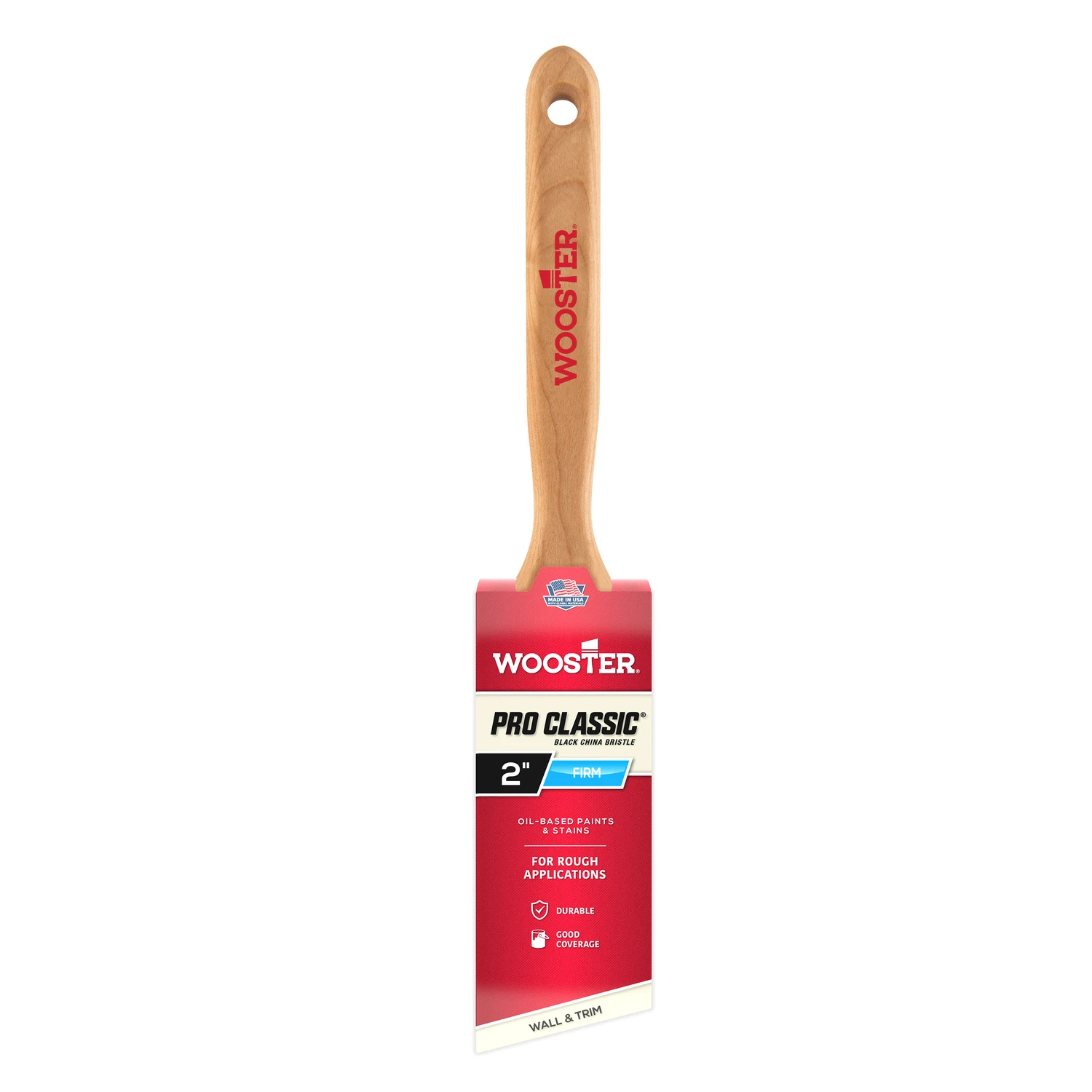 Pro 30 Lindbeck Angle Sash Paint Brush, Black China, 2-In.