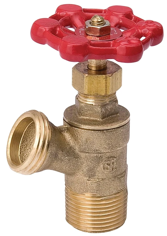 Heavy Duty Boiler Drain, Threaded, 3/4 In.-Male & 1/2 In.-Female