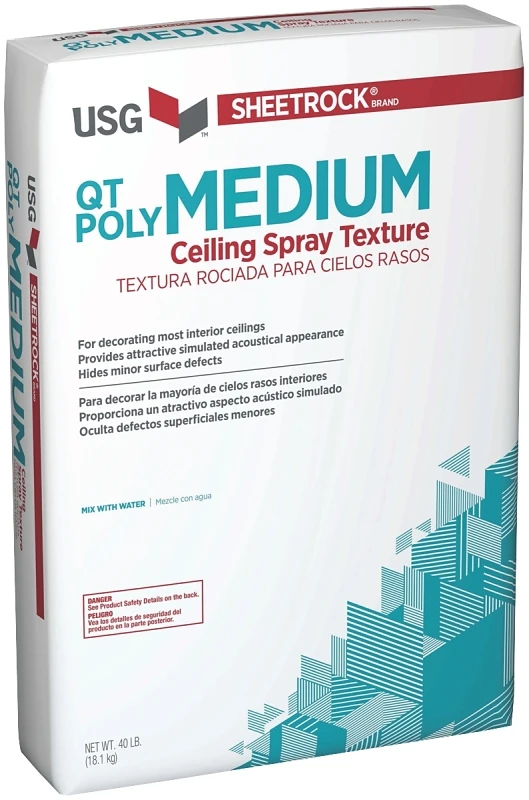 E-Z Spray Medium Ceiling Texture Finish, 40 Lb. Bag
