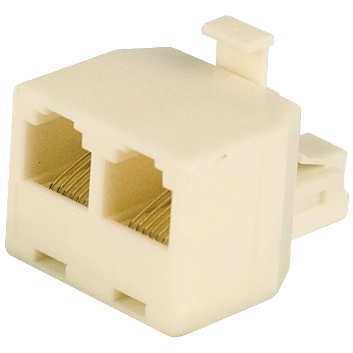 Duplex Modular Jack, Ivory