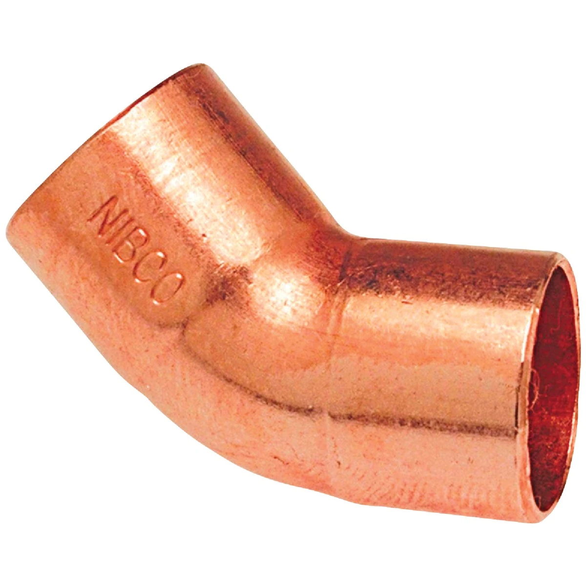 Copper Pipe Elbow, 45 Degrees, 1-1/4 In. CxC