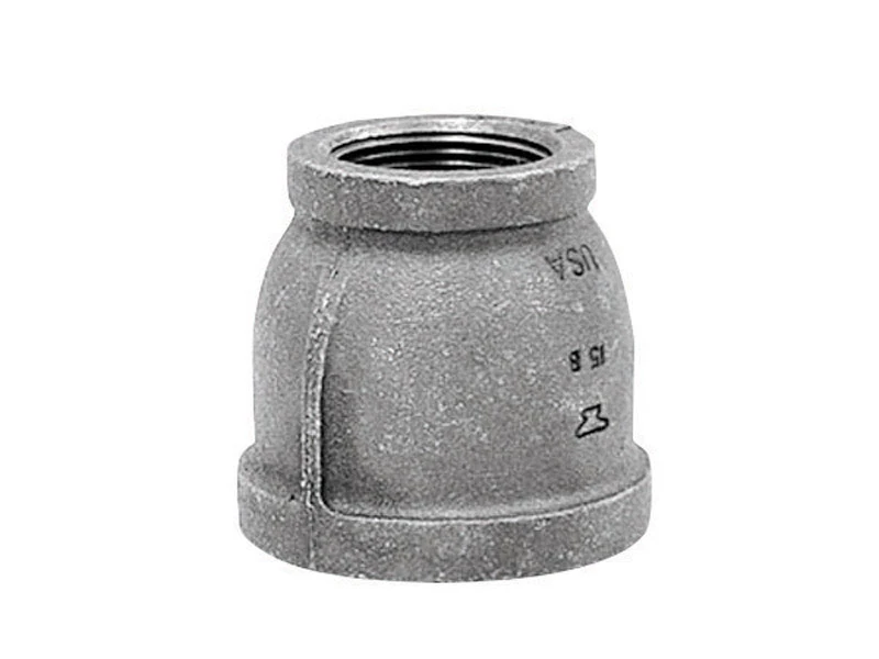 Black Pipe Reducing Coupling, 1-1/4 x 1 In.