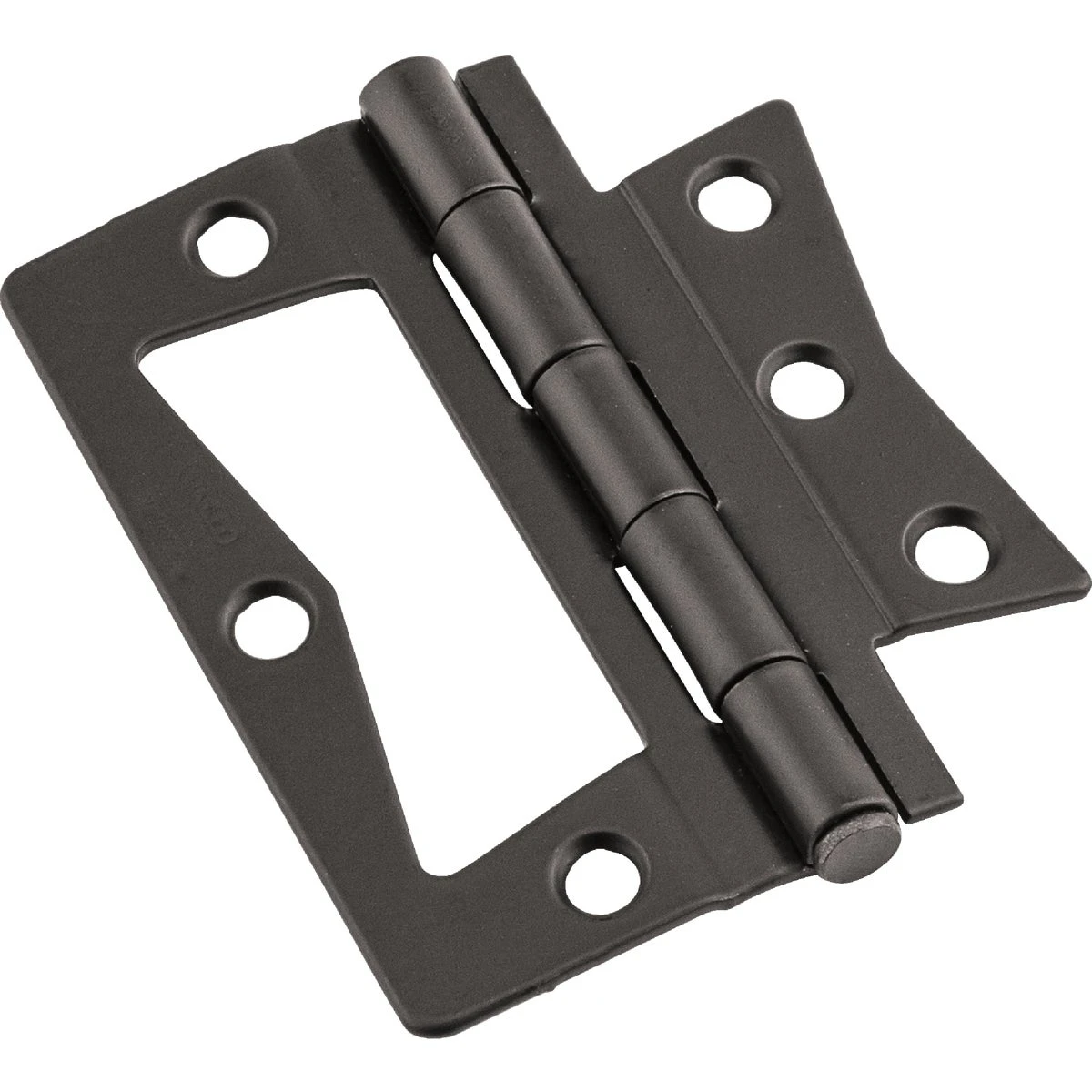 Surface-Mounted Hinge, Non-Mortise, Oil-Rubbed Bronze, 3 x 3 In.