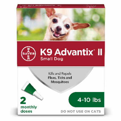 Flea And Tick Prevention & Treatment for Dogs4-10-Lbs., 2 Doses