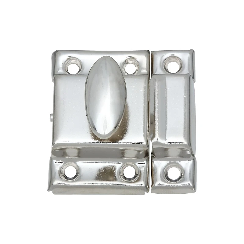 Cabinet Turn, Nickel, 1-1/4 x 1-3/4 In.