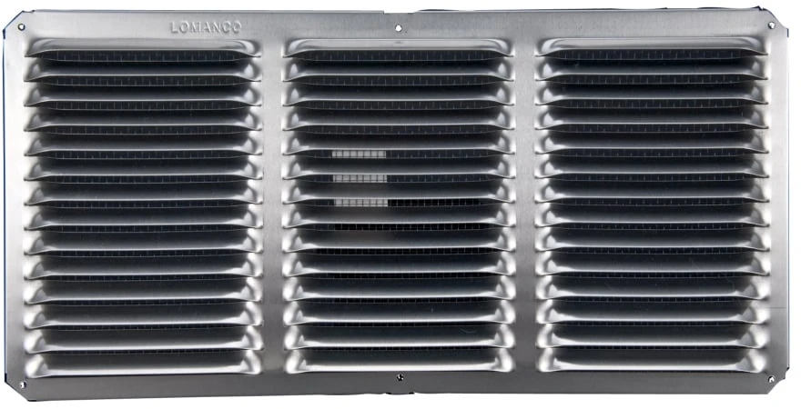 Mill-Finished Under Eave Cornice Vent, Aluminum, 16 x 8 In.