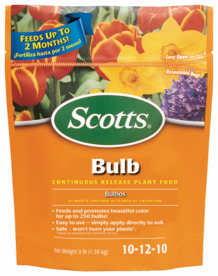 Continuous Release Bulb Food, 10-12-10 Formula, 3-Lb.