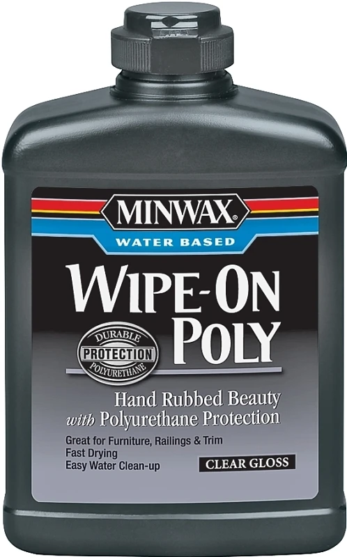 Gloss Water-Based Wipe-On Poly Wood Stain, Pt.