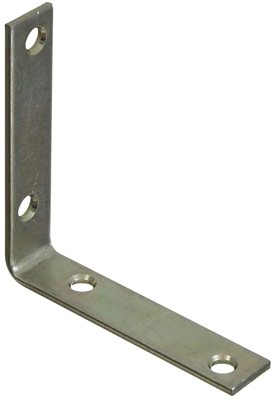 Corner Iron, Zinc, 3-1/2 x 3/4 In.