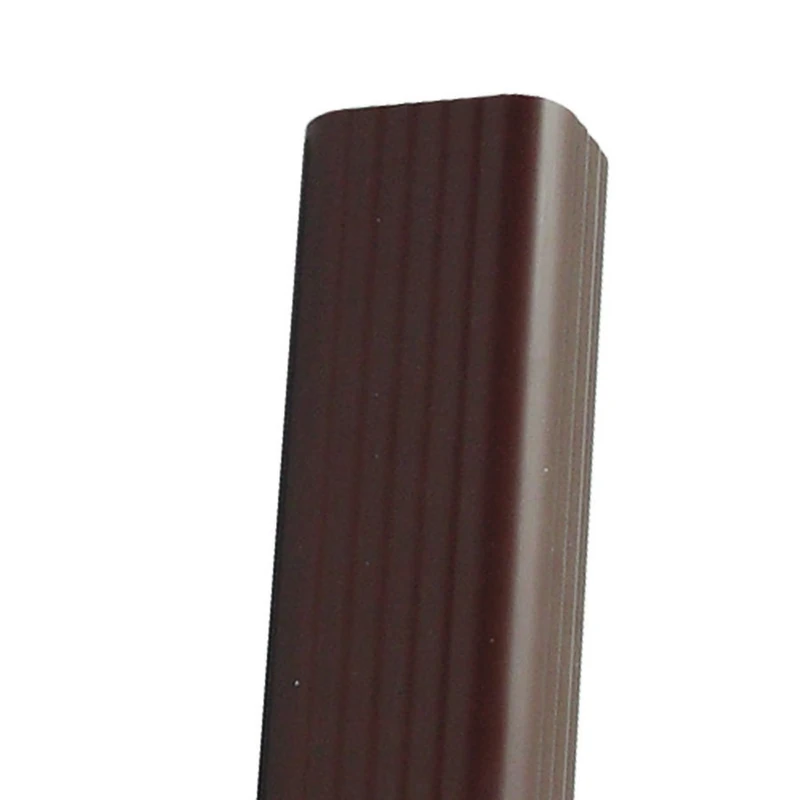 Downspout, Vinyl, Brown, 2 x 3-In.