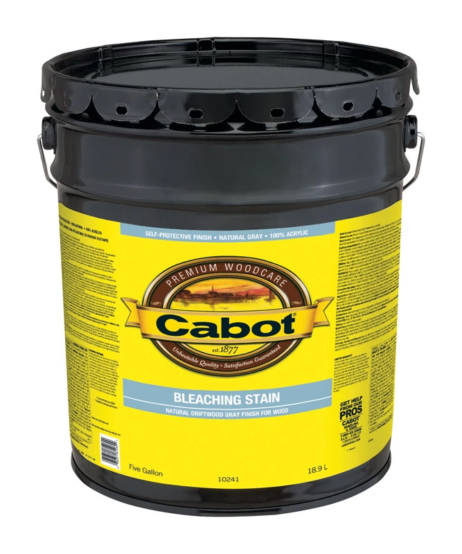 Bleaching Stain, Acrylic, Natural Driftwood Gray, 5-Gallons