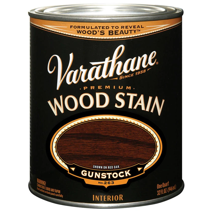 Gunstock Premium Oil-Based Interior Wood Stain, Qt.