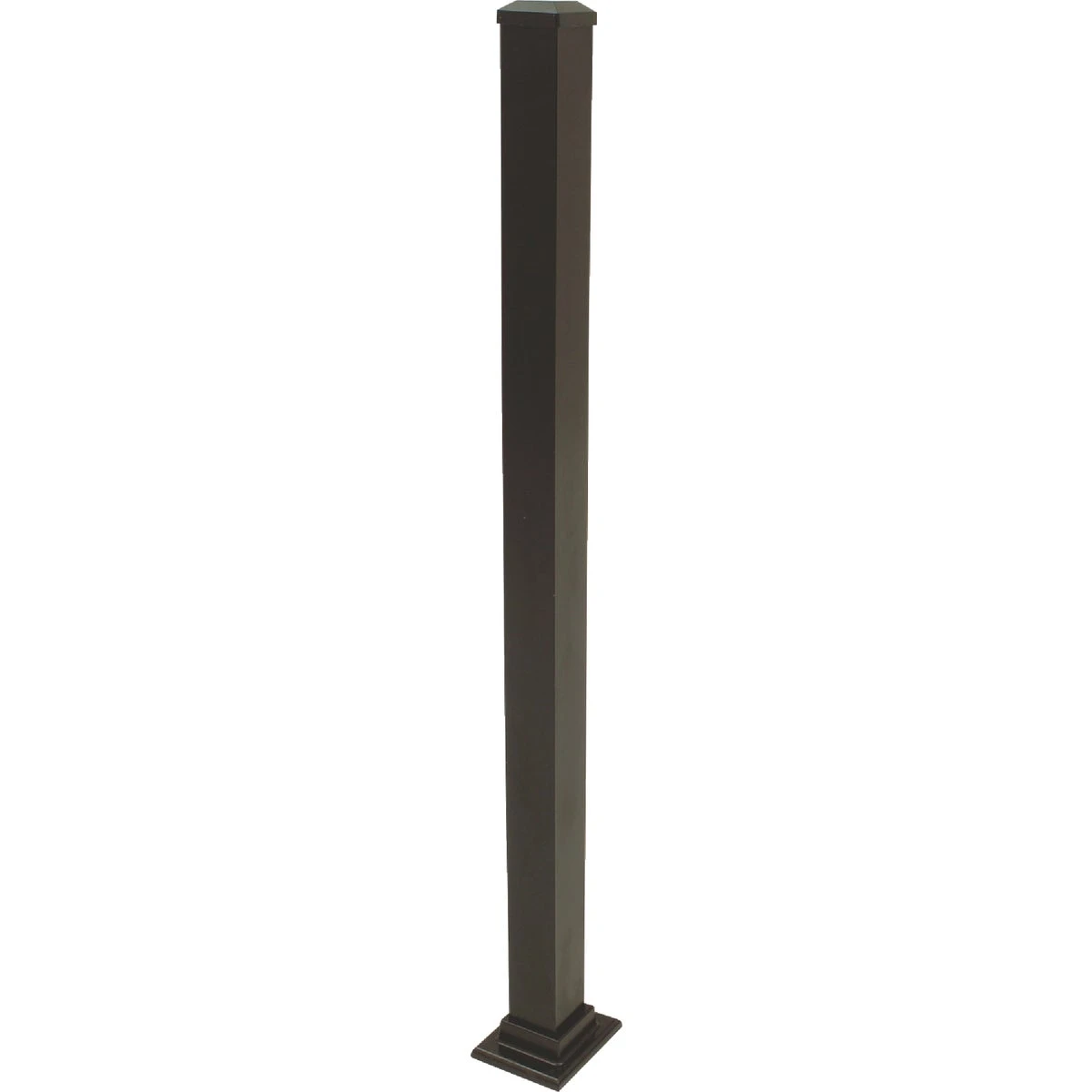 Aluminum Post, Black, 37-In.