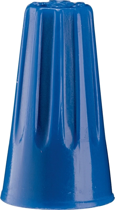 Wire Connector, 22-14 AWG, Blue, Extra Small, 100-Pk.