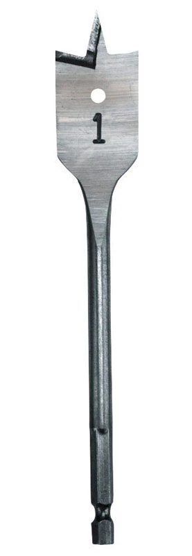 Wood Spade Drill Bit, 1 x 6 In.