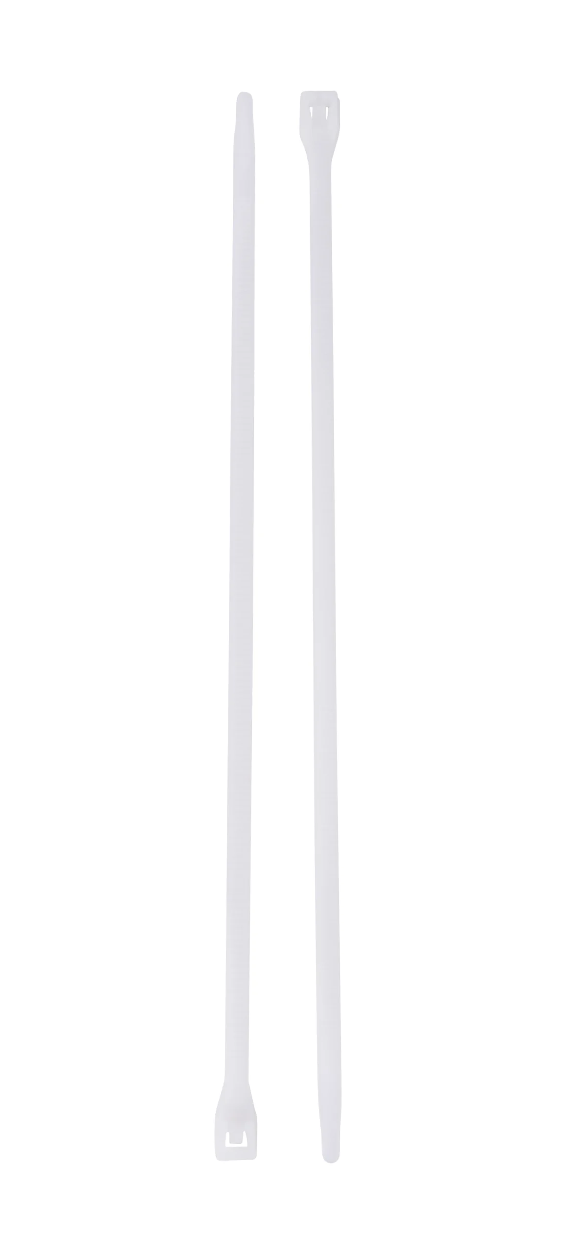 White Cable Ties, 8 In., 100-Pk.