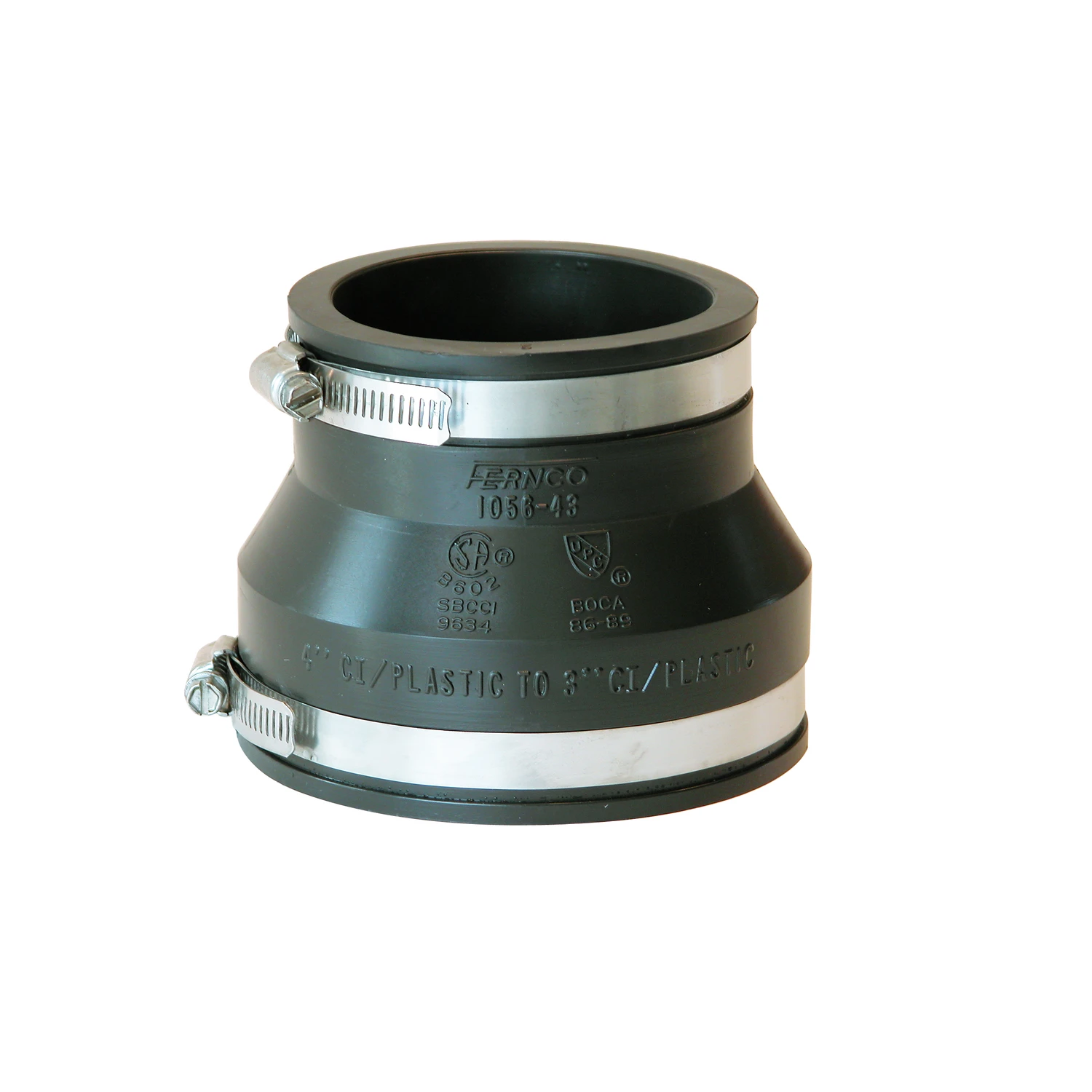 Flexible Reducing Coupling, 4 x 3 In.