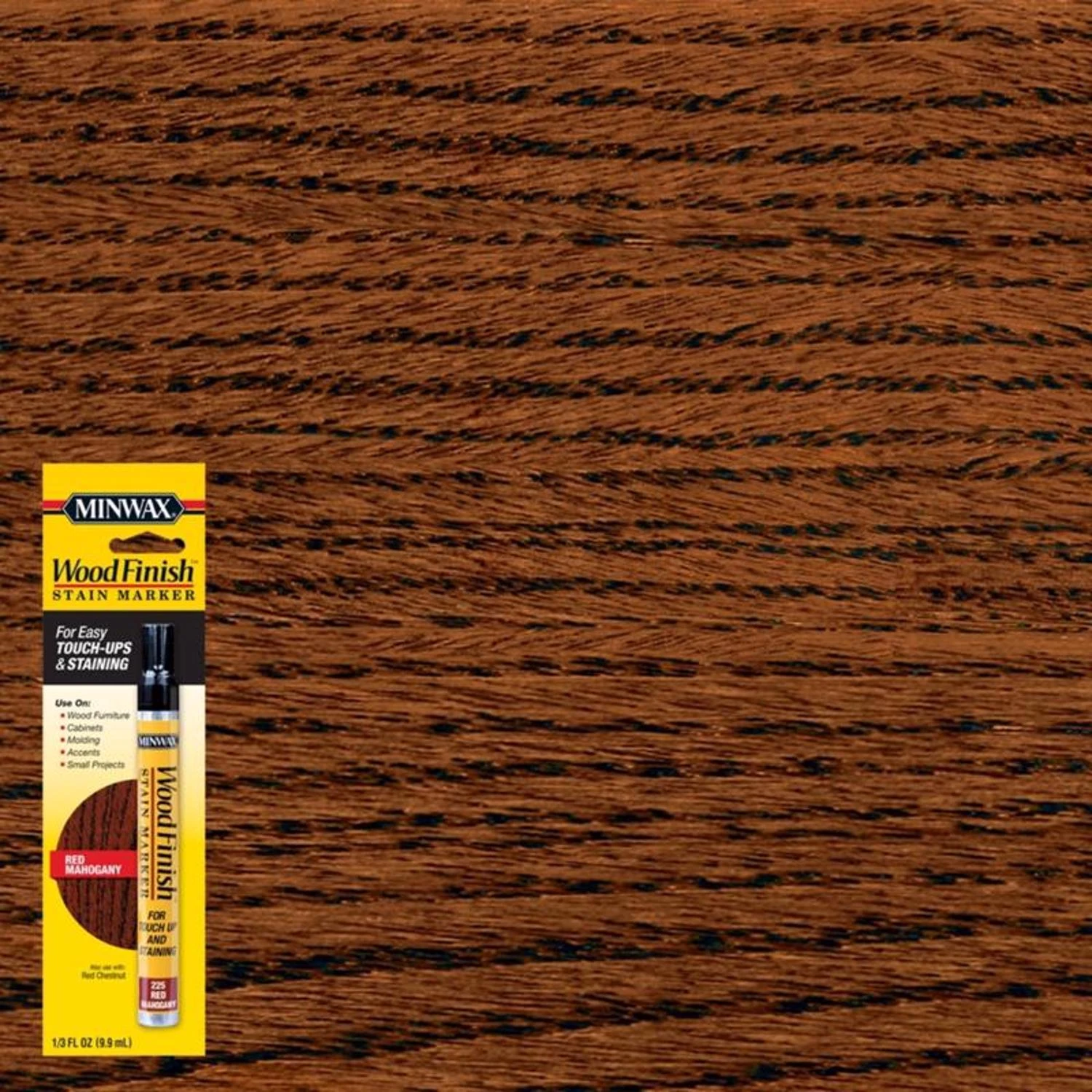 Wood Finish Stain Marker, Red Mahogany, .33 oz.