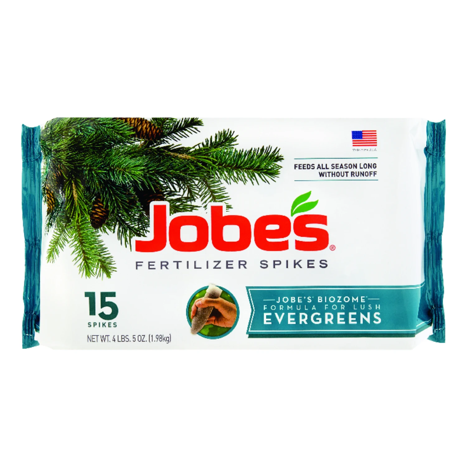Fertilizer Tree Spikes for Evergreen Trees & Shrubs, 13-3-4, 15-Pk.