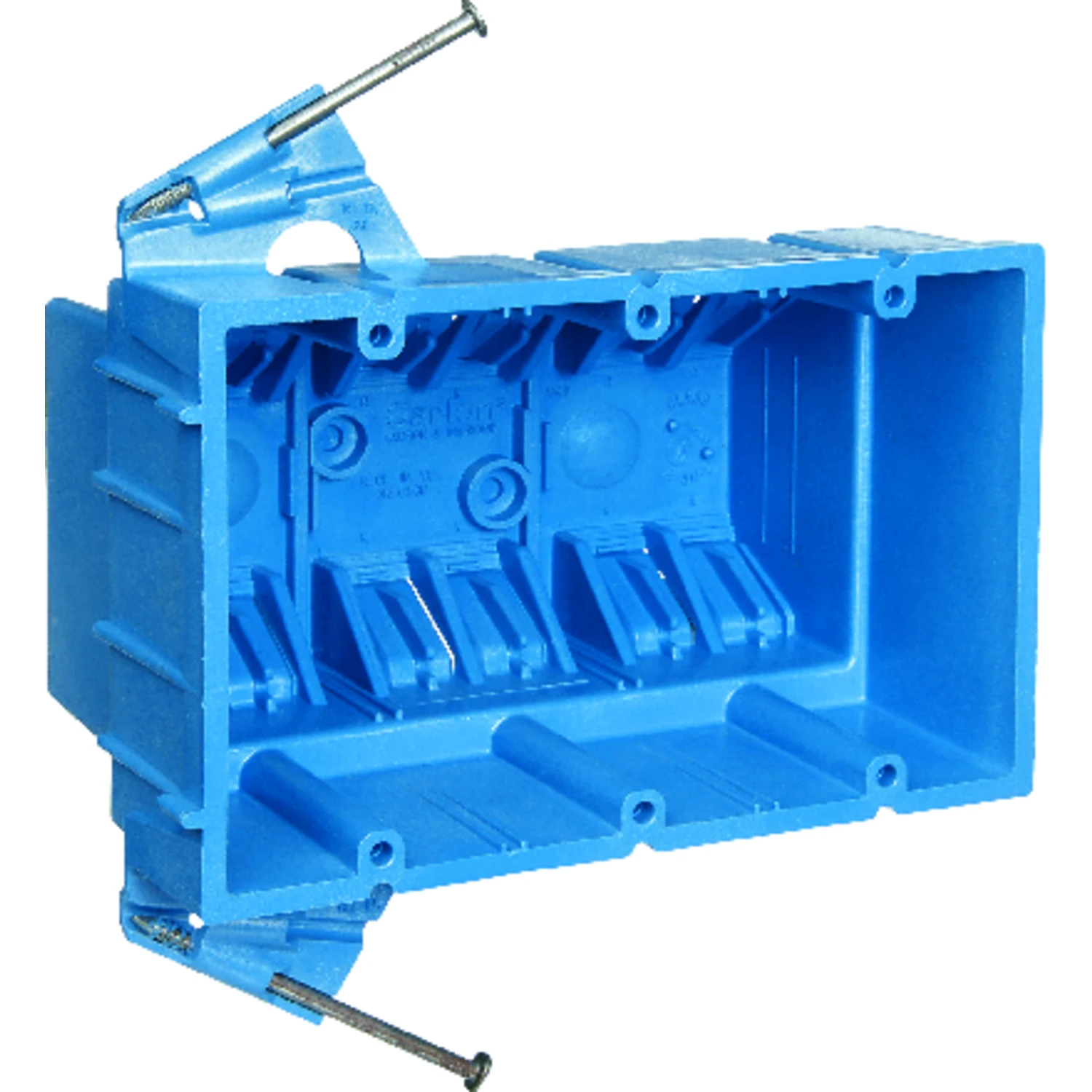 SuperBlue 3 Gang New Work Hard Body Electrical Wiring Box