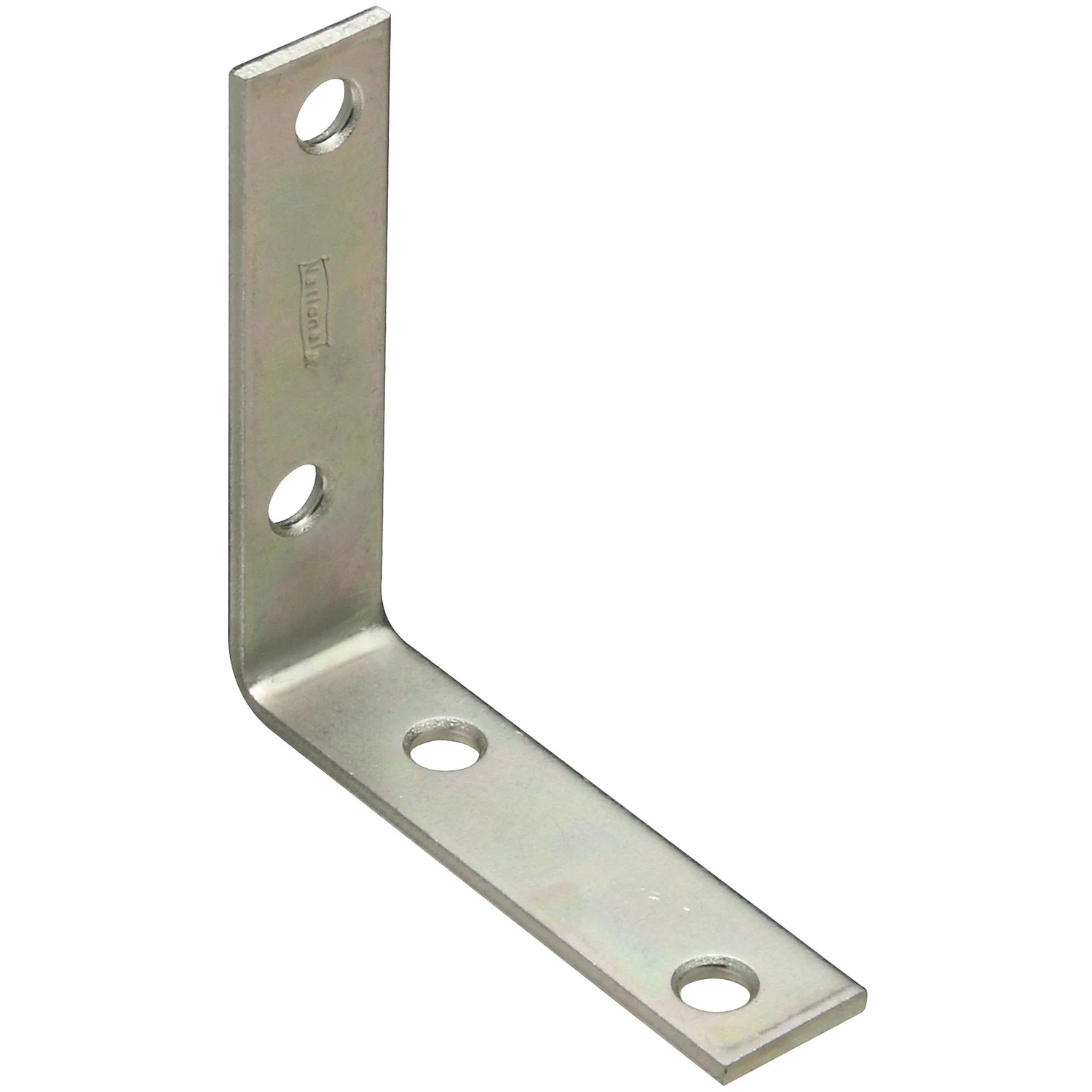 4-Pk., 3 x 3/4 In. Zinc Corner Iron